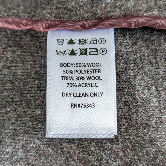 Women's Max Studio Wool Coat/Cloak - Picture 6 of 6